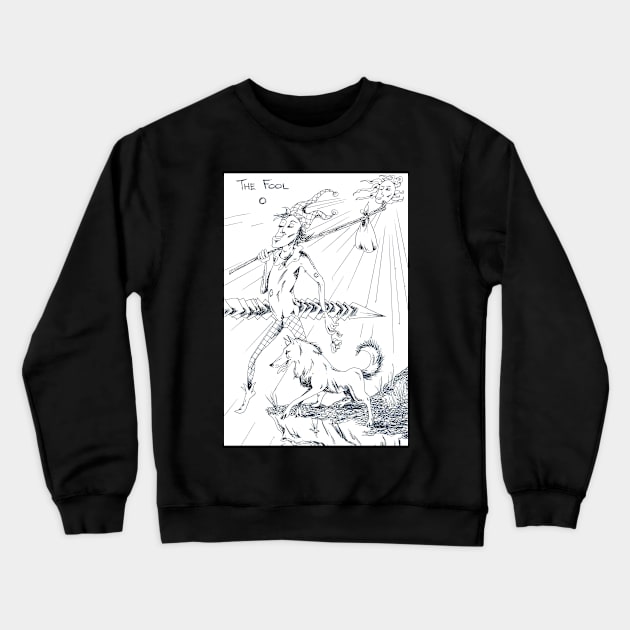 The Fool Crewneck Sweatshirt by azbaelus